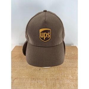 WearGuard UPS Shield Logo Brown Ear Flap Winter Trapper Hat Style 15034 Mens XL